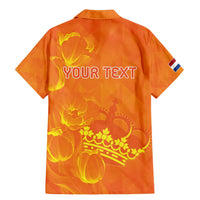 Personalized Netherlands Queen's Day Family Matching Mermaid Dress and Hawaiian Shirt Koninginnedag Royal Crown