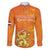 Personalized Netherlands Queen's Day Family Matching Puletasi and Hawaiian Shirt Koninginnedag Royal Crown