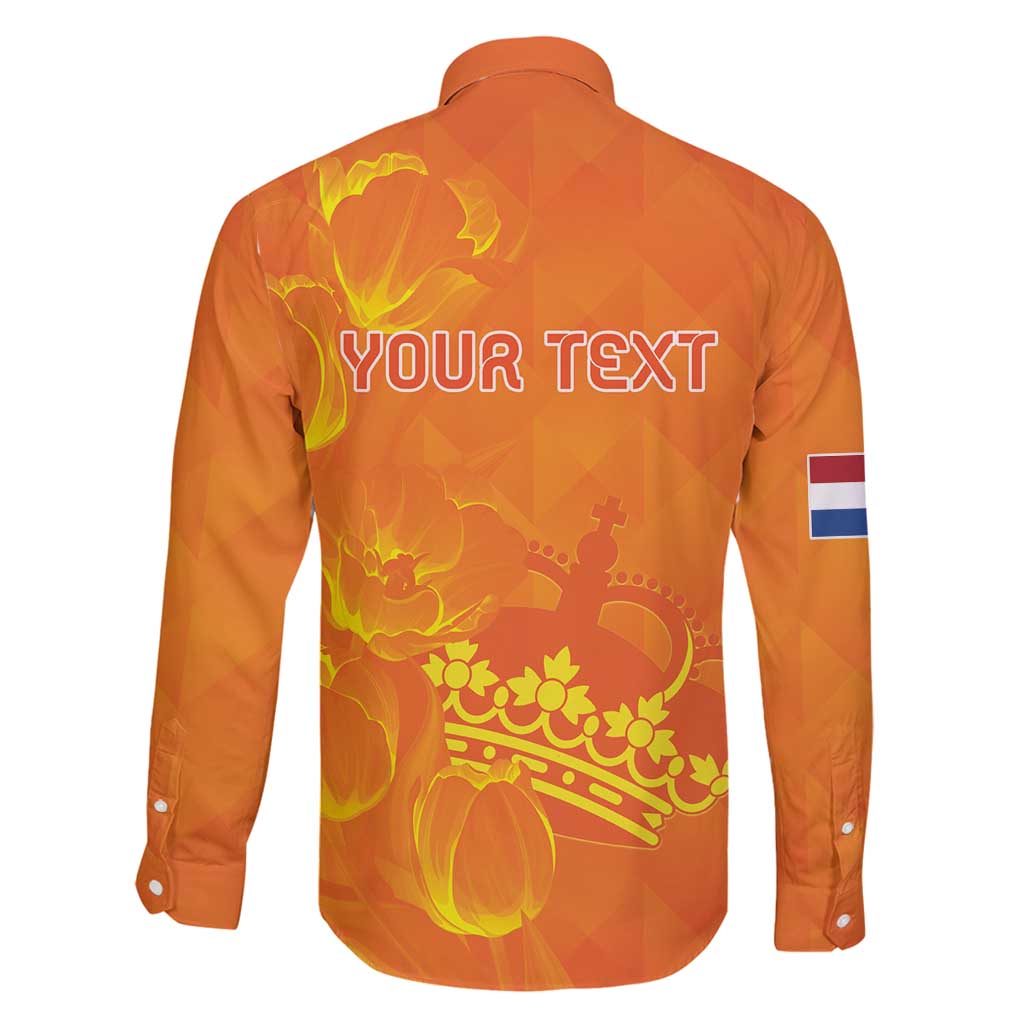 Personalized Netherlands Queen's Day Family Matching Summer Maxi Dress and Hawaiian Shirt Koninginnedag Royal Crown