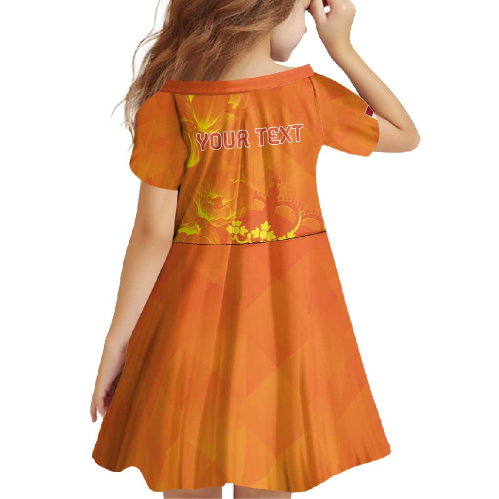 Personalized Netherlands Queen's Day Family Matching Tank Maxi Dress and Hawaiian Shirt Koninginnedag Royal Crown