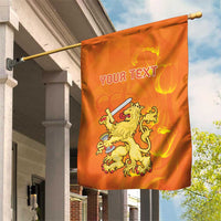 Personalized Netherlands Queen's Day Garden Flag Koninginnedag Royal Crown