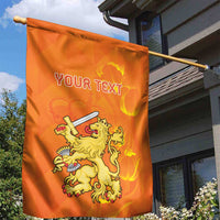 Personalized Netherlands Queen's Day Garden Flag Koninginnedag Royal Crown