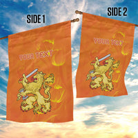 Personalized Netherlands Queen's Day Garden Flag Koninginnedag Royal Crown