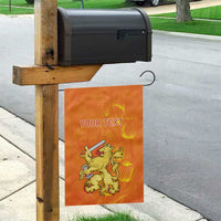 Personalized Netherlands Queen's Day Garden Flag Koninginnedag Royal Crown