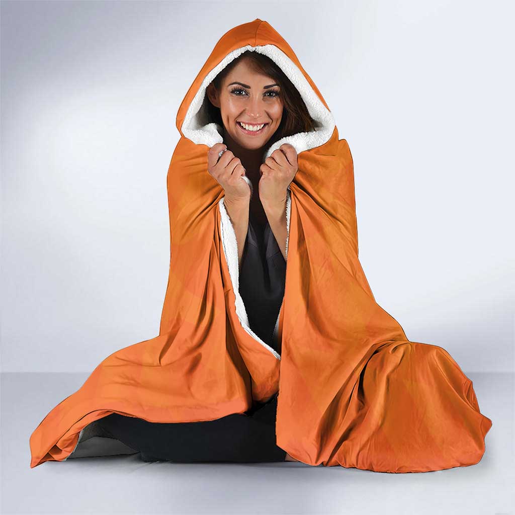 Personalized Netherlands Queen's Day Hooded Blanket Koninginnedag Royal Crown