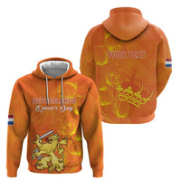 Personalized Netherlands Queen's Day Hoodie Koninginnedag Royal Crown