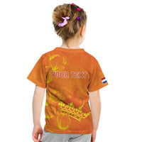 Personalized Netherlands Queen's Day Kid T Shirt Koninginnedag Royal Crown