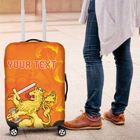 Personalized Netherlands Queen's Day Luggage Cover Koninginnedag Royal Crown