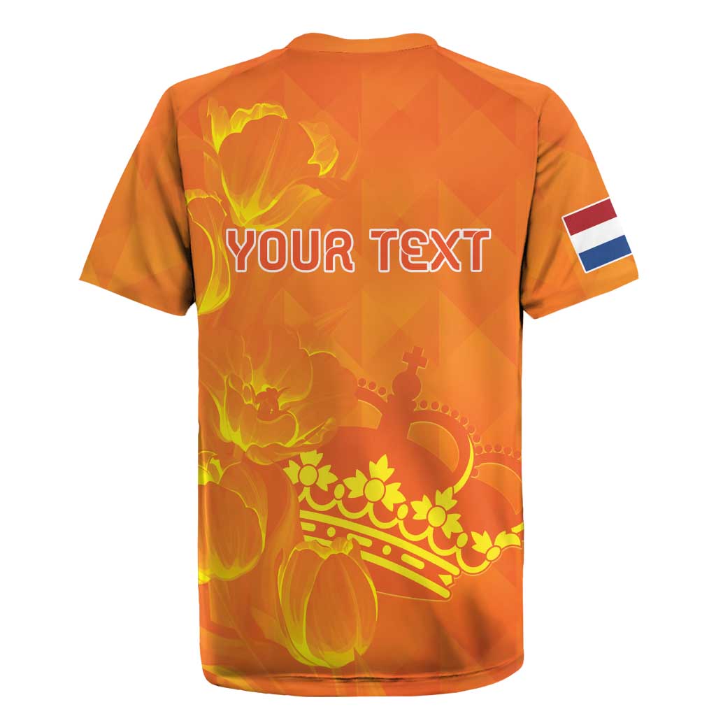 Personalized Netherlands Queen's Day Rugby Jersey Koninginnedag Royal Crown