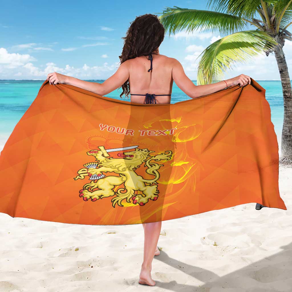 Personalized Netherlands Queen's Day Sarong Koninginnedag Royal Crown