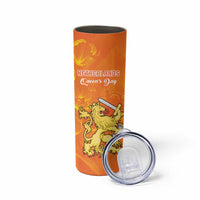 Personalized Netherlands Queen's Day Skinny Tumbler Koninginnedag Royal Crown