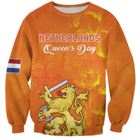 Personalized Netherlands Queen's Day Sweatshirt Koninginnedag Royal Crown