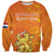 Personalized Netherlands Queen's Day Sweatshirt Koninginnedag Royal Crown