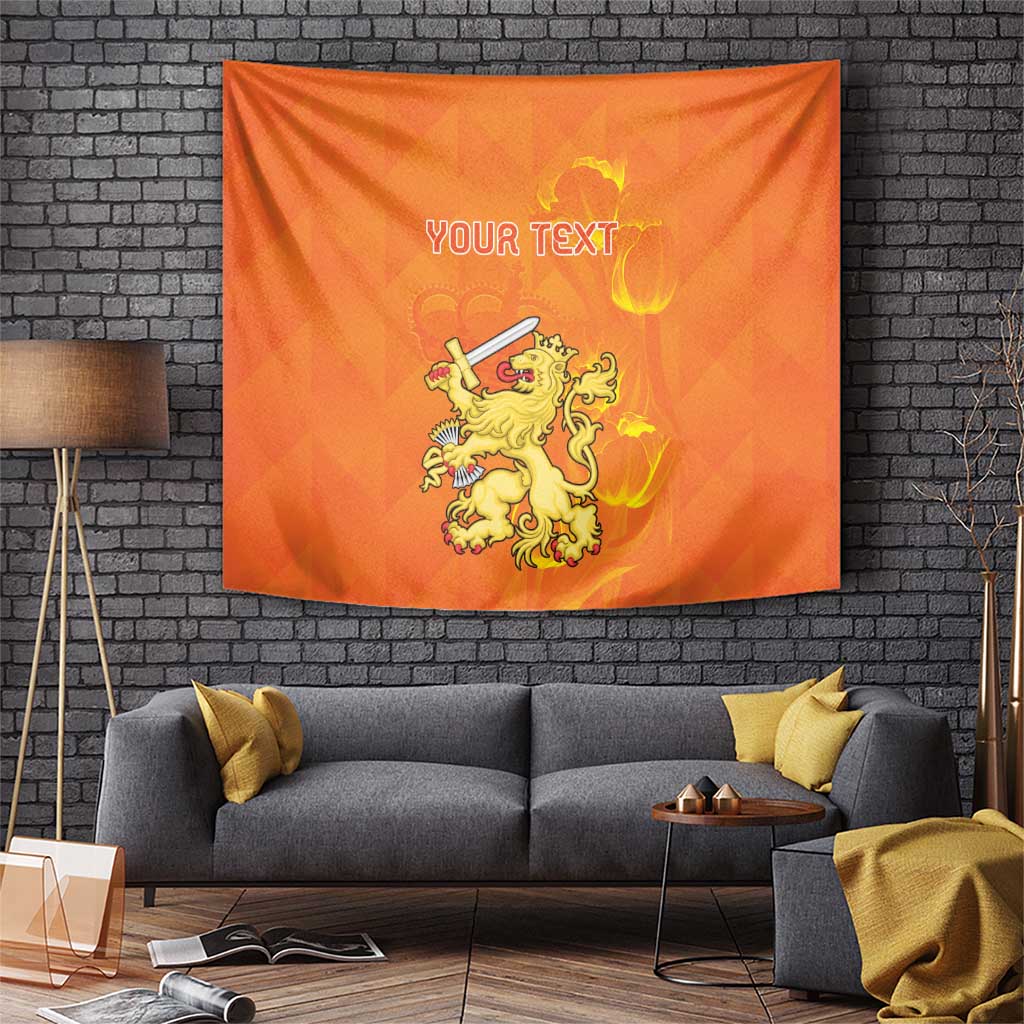 Personalized Netherlands Queen's Day Tapestry Koninginnedag Royal Crown