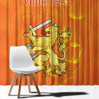Personalized Netherlands Queen's Day Window Curtain Koninginnedag Royal Crown