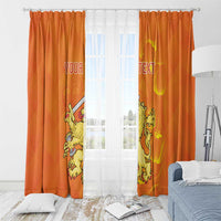 Personalized Netherlands Queen's Day Window Curtain Koninginnedag Royal Crown