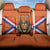 Personalized Netherlands King's Day Back Car Seat Cover Koningsdag Lion King With Crown