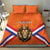 Personalized Netherlands King's Day Bedding Set Koningsdag Lion King With Crown