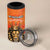 Personalized Netherlands King's Day 4 in 1 Can Cooler Tumbler Koningsdag Lion King With Crown