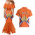 Personalized Netherlands King's Day Couples Matching Mermaid Dress and Hawaiian Shirt Koningsdag Lion King With Crown