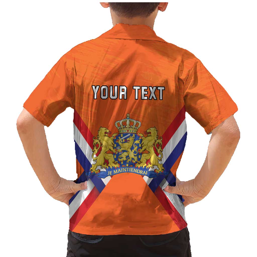Personalized Netherlands King's Day Family Matching Mermaid Dress and Hawaiian Shirt Koningsdag Lion King With Crown