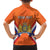 Personalized Netherlands King's Day Family Matching Off The Shoulder Long Sleeve Dress and Hawaiian Shirt Koningsdag Lion King With Crown