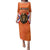Personalized Netherlands King's Day Family Matching Puletasi and Hawaiian Shirt Koningsdag Lion King With Crown