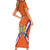 Personalized Netherlands King's Day Family Matching Short Sleeve Bodycon Dress and Hawaiian Shirt Koningsdag Lion King With Crown