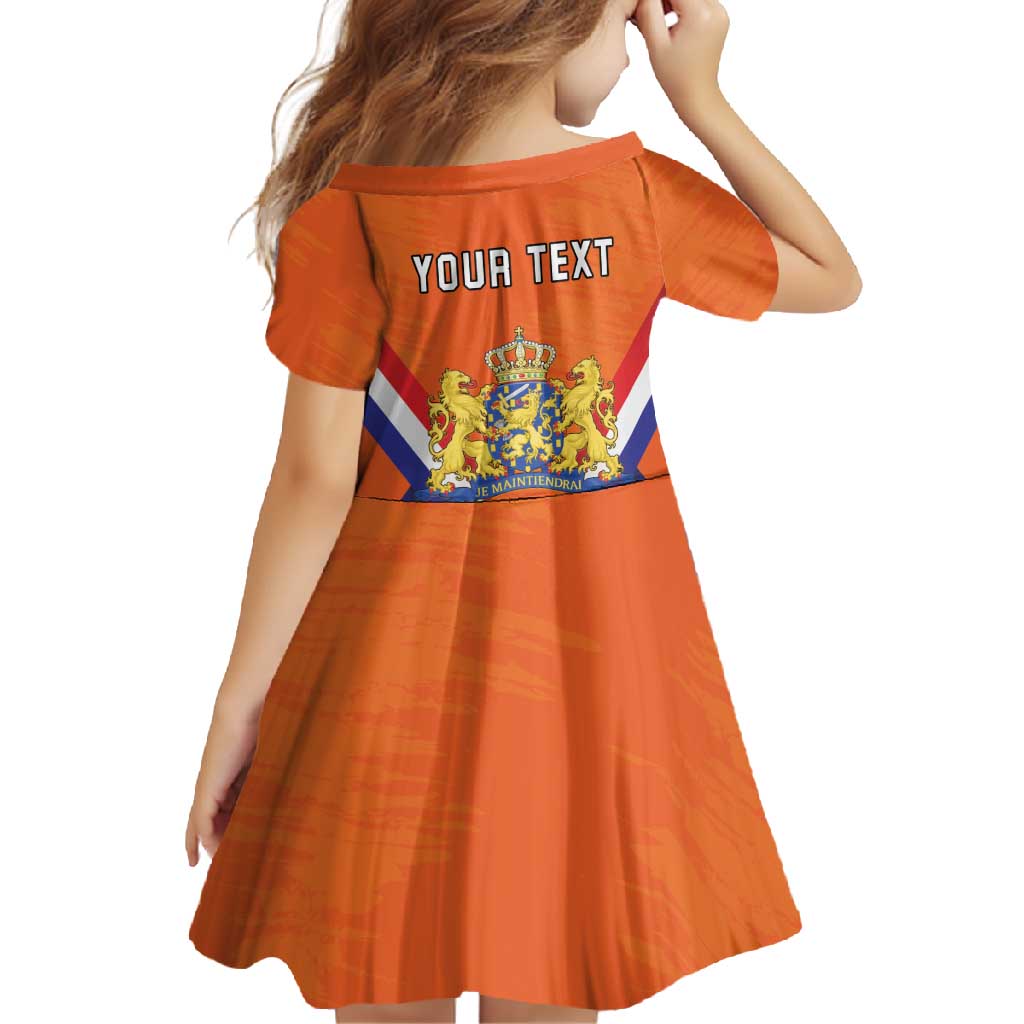 Personalized Netherlands King's Day Family Matching Summer Maxi Dress and Hawaiian Shirt Koningsdag Lion King With Crown