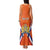 Personalized Netherlands King's Day Family Matching Tank Maxi Dress and Hawaiian Shirt Koningsdag Lion King With Crown