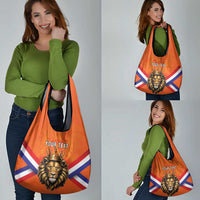 Personalized Netherlands King's Day Grocery Bag Koningsdag Lion King With Crown