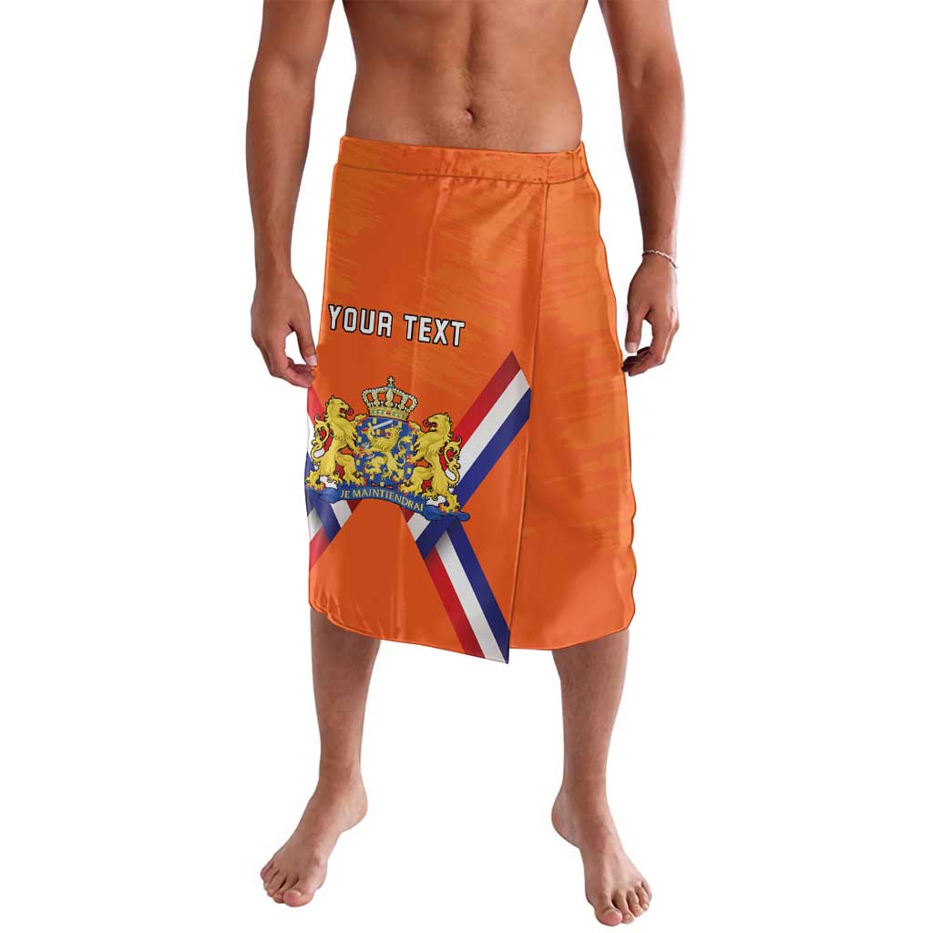 Personalized Netherlands King's Day Lavalava Koningsdag Lion King With Crown
