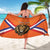 Personalized Netherlands King's Day Sarong Koningsdag Lion King With Crown