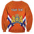 Personalized Netherlands King's Day Sweatshirt Koningsdag Lion King With Crown