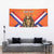 Personalized Netherlands King's Day Tapestry Koningsdag Lion King With Crown