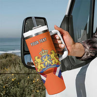 Personalized Netherlands King's Day Tumbler With Handle Koningsdag Lion King With Crown