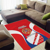 Poland-Lithuania Area Rug Heraldic Eagle and Vytis Historical