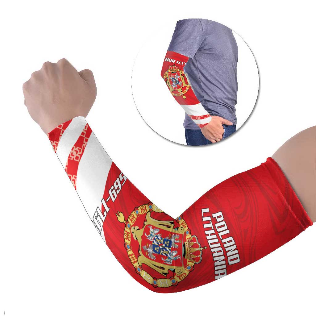 Poland-Lithuania Personalized Arm Sleeves Heraldic Eagle and Vytis Historical
