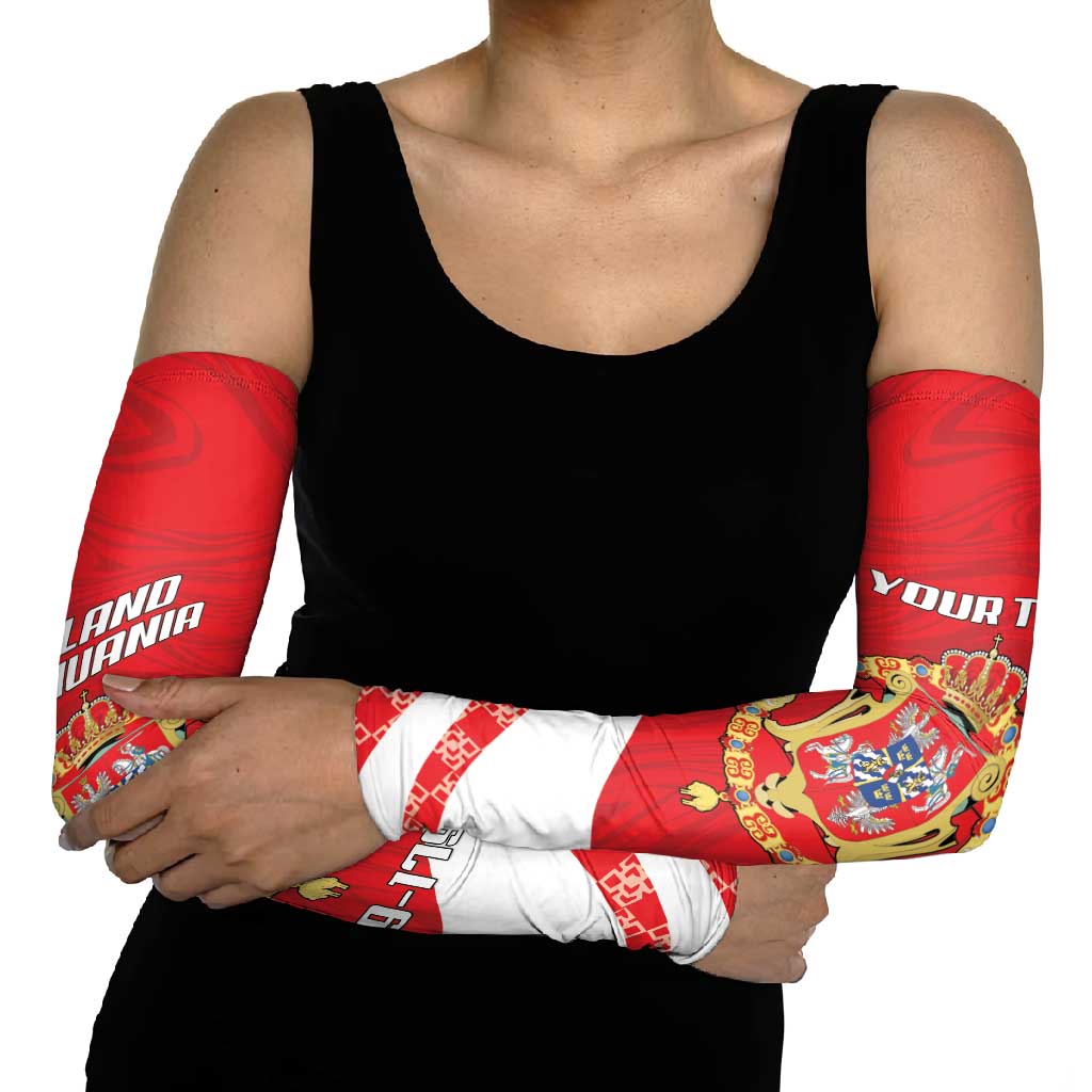 Poland-Lithuania Personalized Arm Sleeves Heraldic Eagle and Vytis Historical