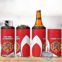 Poland-Lithuania Personalized 4 in 1 Can Cooler Tumbler Heraldic Eagle and Vytis Historical