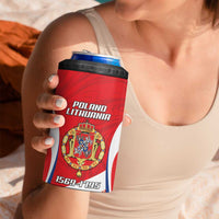 Poland-Lithuania Personalized 4 in 1 Can Cooler Tumbler Heraldic Eagle and Vytis Historical