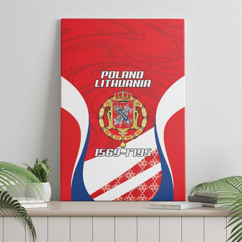 Poland-Lithuania Canvas Wall Art Heraldic Eagle and Vytis Historical