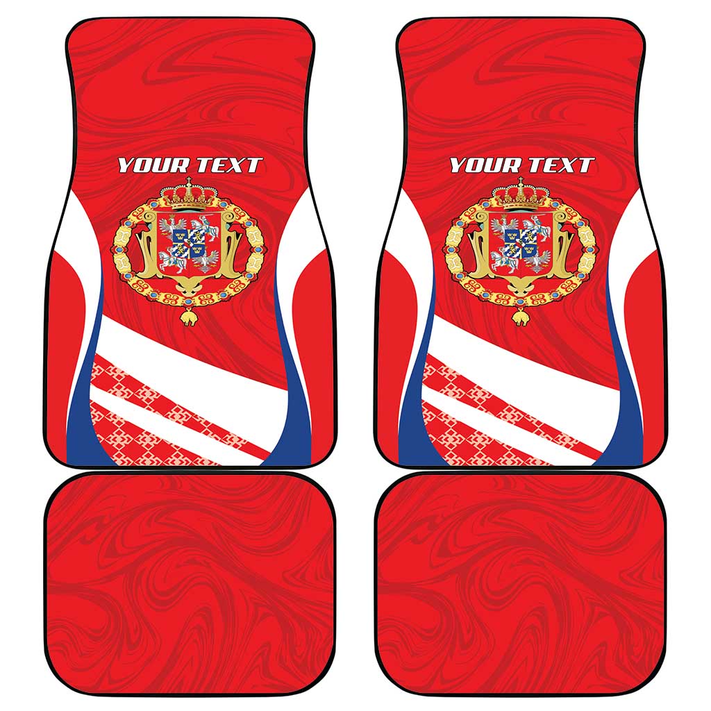 Poland-Lithuania Personalized Car Mats Heraldic Eagle and Vytis Historical