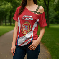 Poland-Lithuania Personalized Cross Shoulder Shirt Heraldic Eagle and Vytis Historical