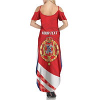 Poland-Lithuania Personalized Family Matching Summer Maxi Dress and Hawaiian Shirt Heraldic Eagle and Vytis Historical