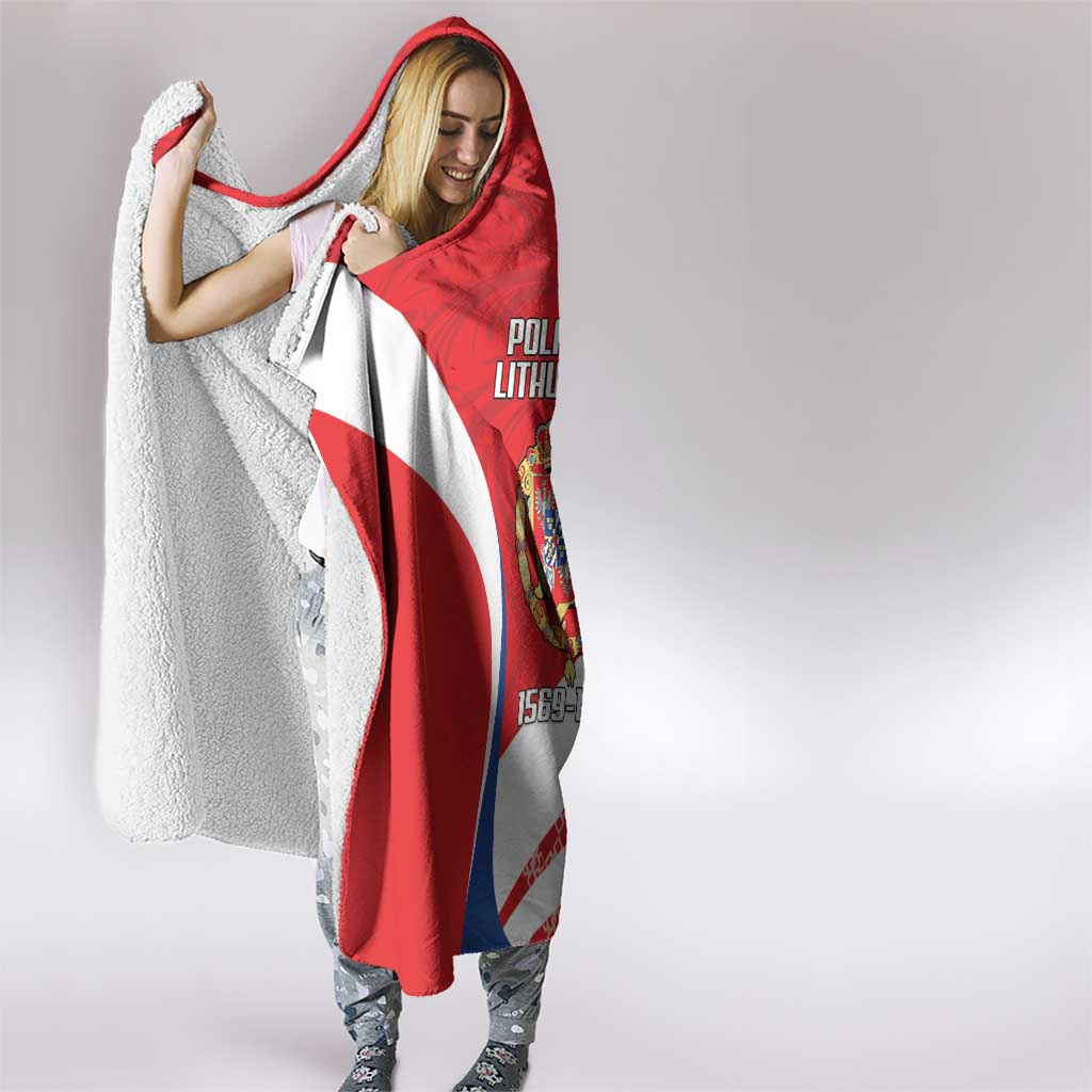 Poland-Lithuania Hooded Blanket Heraldic Eagle and Vytis Historical
