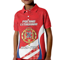 Poland-Lithuania Personalized Kid Polo Shirt Heraldic Eagle and Vytis Historical
