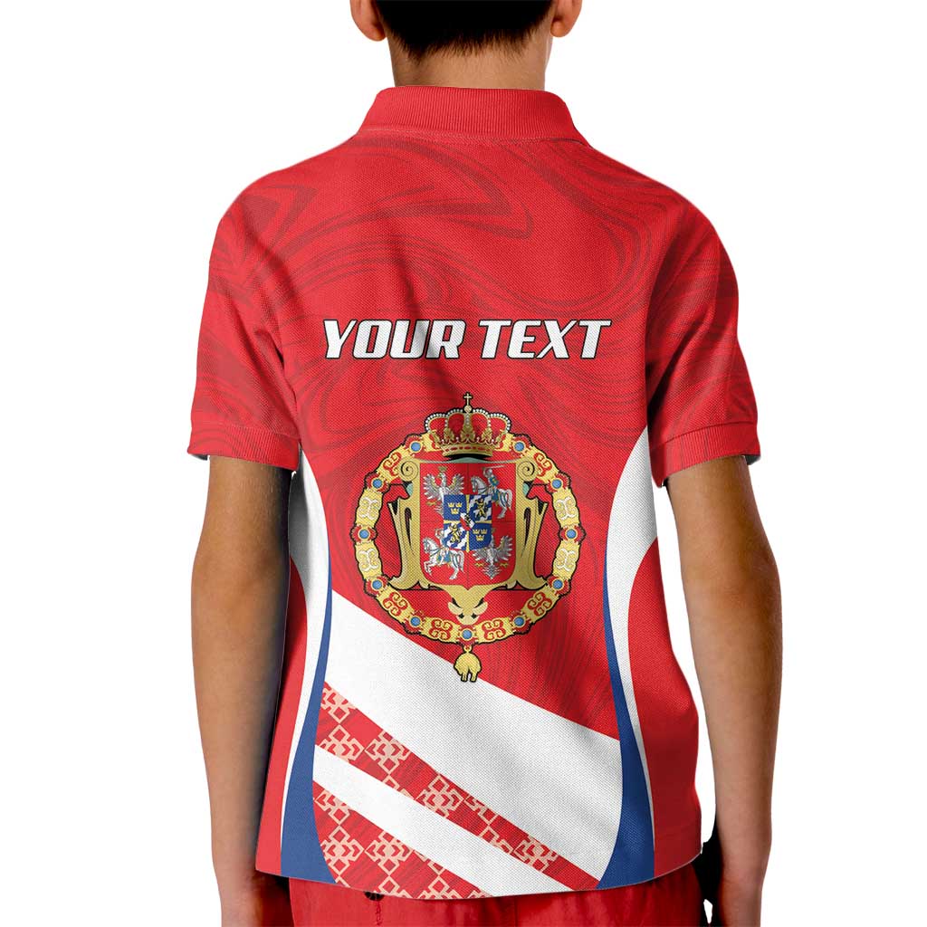 Poland-Lithuania Personalized Kid Polo Shirt Heraldic Eagle and Vytis Historical