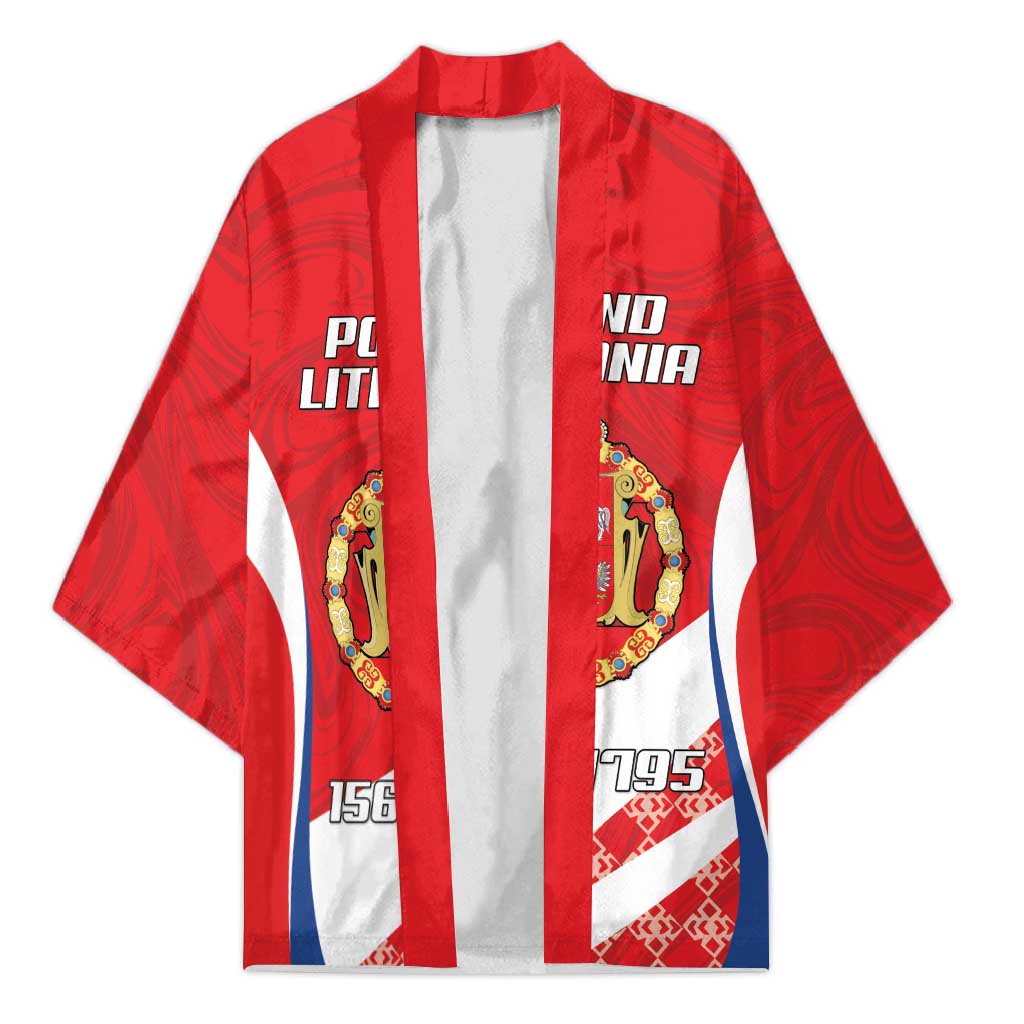 Poland-Lithuania Personalized Kimono Heraldic Eagle and Vytis Historical