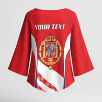 Poland-Lithuania Personalized Kimono Sleeve Blouse Heraldic Eagle and Vytis Historical